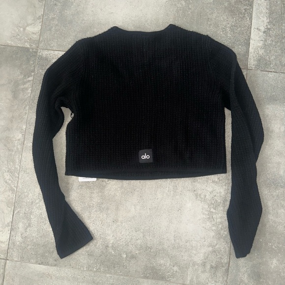 Black Alo cashmere plush top size small - Picture 5 of 5